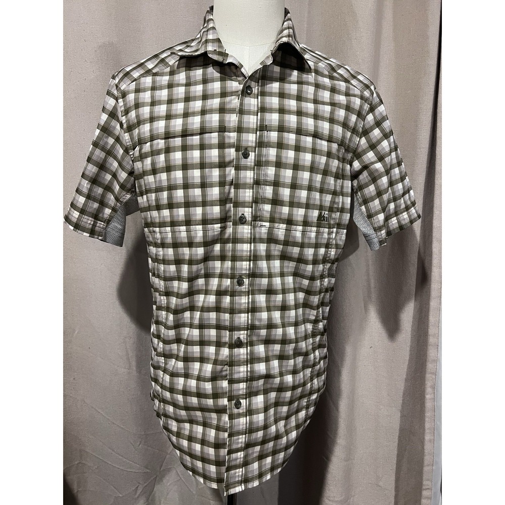 Rei Breathable Men's Button Up Shirt Medium Plaid